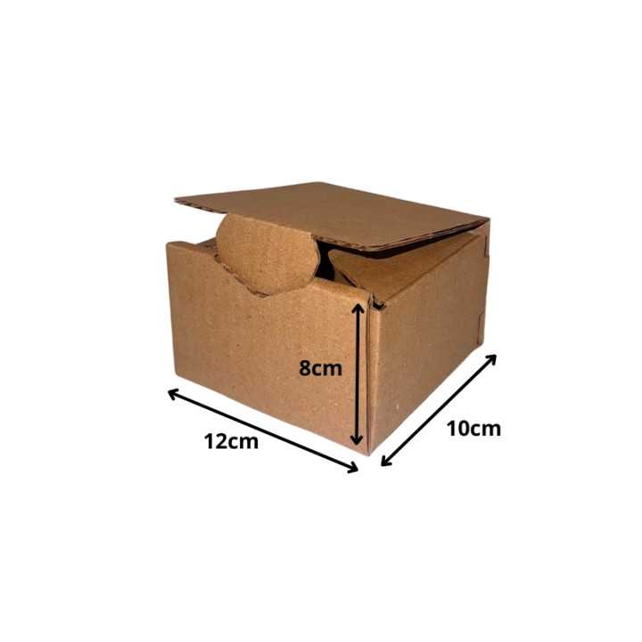 50 Boites postales cartons 12 x 10 x 8 cm (120x100x80mm)