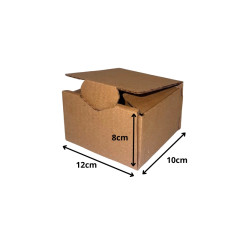 50 Boites postales cartons 12 x 10 x 8 cm (120x100x80mm)