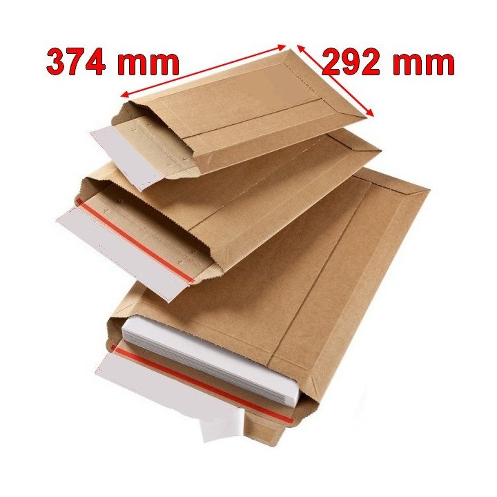 enveloppe cartonnée ondulée micro-cannelé WBX6 BOX