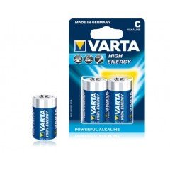 10 piles LR14 C (5 blisters) Varta High Energy R14 C