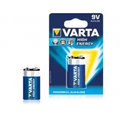 10 piles 9V 6LF22 (10 blisters) Varta High Energy 6LR61