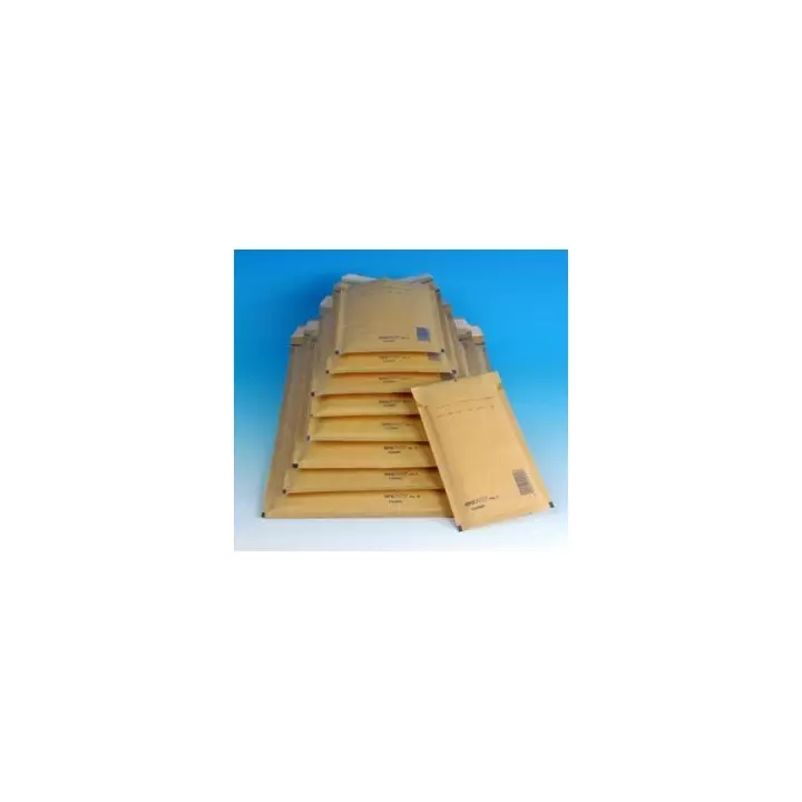 100 ENVELOPPES A BULLES T4 (175*265) BRUNES