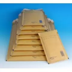 100 ENVELOPPES A BULLES T4 (175*265) BRUNES