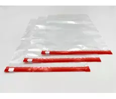 Sachets plastiques avec curseurs