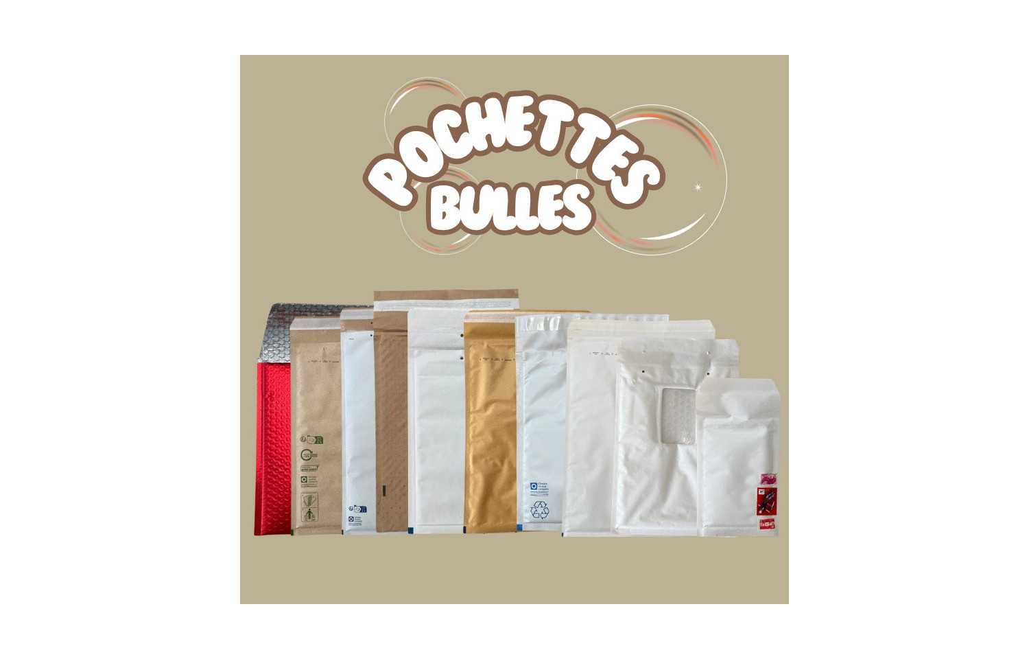 Guide des enveloppes à bulles : trouvez la pochette idéale pour vos expéditions